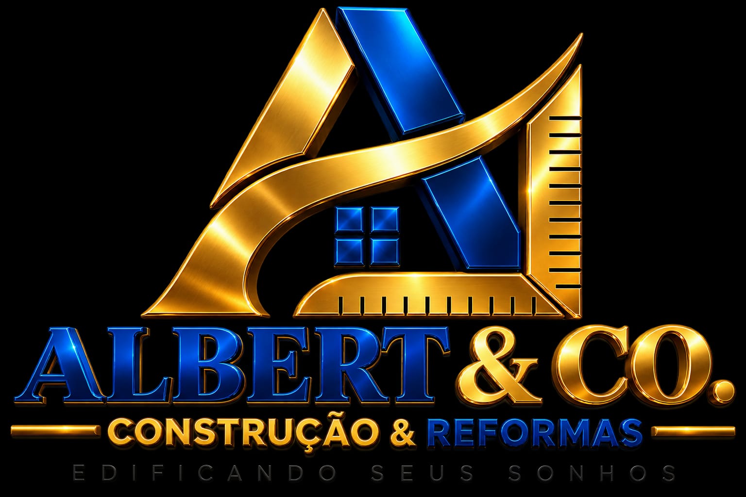 Logo Albert & Co. Construção & Reformas